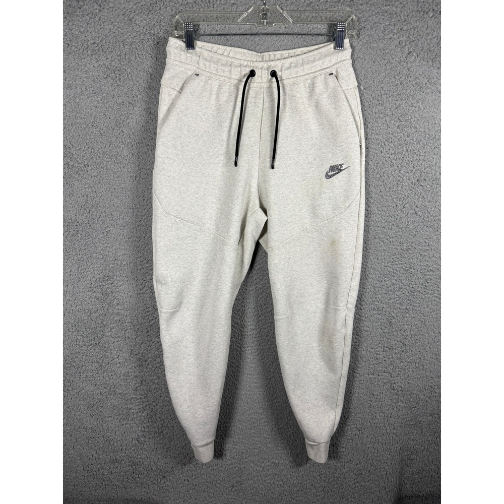 Nike Sportswear Tech Fleece Joggers Mens Small Oatmeal Heather CU4495-141